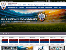 Tablet Screenshot of eastsidememorialfc.com